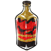 Sand Bottle: Red Dino